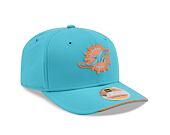Kšiltovka New Era - NFL 2026 Sideline 9SEVENTY Stretch-Snap - Miami Dolphins - Team Color
