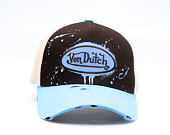Kšiltovka Von Dutch - Baseball - Print & Embroidery - Black / Light Blue
