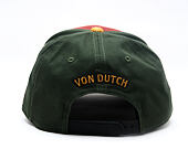 Kšiltovka Von Dutch - Semi Curve - Embroidery Premium - Red / Green
