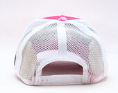 Dámská Kšiltovka Von Dutch - Baseball - Velvet Rhinestone Logo - White / Pink