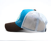 Kšiltovka Von Dutch - Baseball - Print & Embroidery - Light Blue / Brown