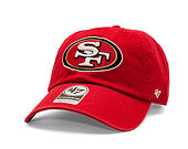 Kšiltovka '47 Brand - NFL CLEAN UP - San Francisco 49ers - Red