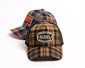 Kšiltovka Von Dutch - Baseball - Checkered Patch - Brown