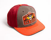 Kšiltovka Von Dutch - Semi Curve - Patch Premium - Red / Orange