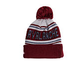 Kulich New Era - NHL Evergreen Wordmark Pom Medium Knit - Colorado Avalanche - Team Color