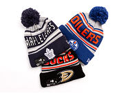Kulich New Era - NHL Evergreen Wordmark Pom Medium Knit - Toronto Maple Leafs - Team Color