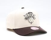 Kšiltovka Mitchell & Ness - NBA Brown And Cream Pro Snapback - New York Knicks - Cream