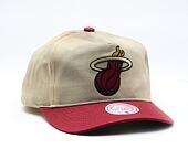 Kšiltovka Mitchell & Ness - NBA Retro Roots Deadstock - Miami Heat - Cream