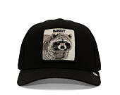Dětská kšiltovka Goorin - Bandit (all Black) - Raccoon - Black