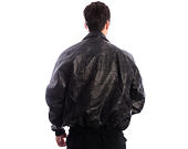 Bunda Karl Kani - Signature PU Leather Bomber Jacket - Black