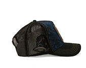 Kšiltovka Capslab - Looney Tunes Trucker - Marvin the Martian Print - Navy / Black