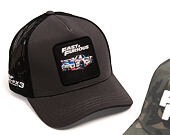 Kšiltovka Capslab - Fast & Furious Trucker - Tokyo Drift - Grey / Black