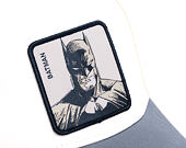 Kšiltovka Capslab - Batman Trucker - Dark Knight Sketch - Off White / Blue