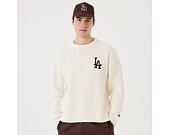 Mikina New Era - MLB Waffle Knit Crew - LA Dodgers - Off White