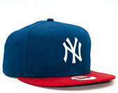 Kšiltovka New Era 9FIFTY Cotton Block New York Yankees Snapback Light Royal / Scarlet