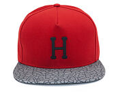 Kšiltovka HUF Metal H Quake Strapback Red