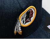 Kšiltovka New Era NFL Denim Washington Redskins Navy/Team Colors Snapback