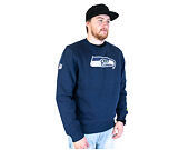Mikina New Era NFL Team Logo Seattle Seahawks Crewneck Blue