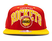 Kšiltovka Mitchell & Ness Team Arch Houston Rockets Red Snapback