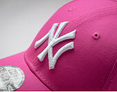 Dětská Kšiltovka New Era - MLB Essential 9FORTY - NY Yankees - Hot Pink / White