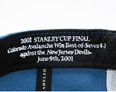 Kšiltovka Mitchell & Ness Colorado Avalanche Championship Blue Snapback