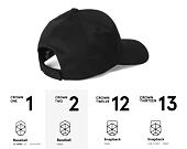 Kšiltovka State of WOW Crown 2 Baseball Black Velcro Strapback