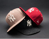 Kšiltovka New Era Felt Wool New York Yankees Black Snapback