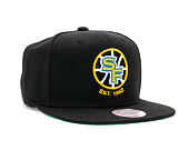 Kšiltovka Mitchell & Ness Solid Team Colour San Francisco Warriors Black Snapback