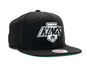 Kšiltovka Mitchell & Ness Solid Team Colour Los Angeles Kings Black Snapback