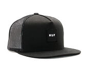 Kšiltovka HUF Box Logo Trucker Black Snapback