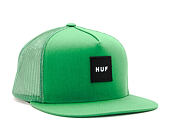 Kšiltovka HUF Box Logo Trucker Green Snapback