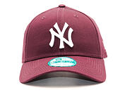 Kšiltovka New Era League Essential New York Yankees Maroon 9FORTY Strapback