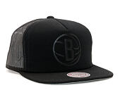 Kšiltovka Mitchell & Ness Tonal D Trucker Brooklyn Nets Black Snapback