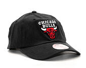 Kšiltovka Mitchell & Ness Washed Cotton Chicago Bulls Black 110 Snapback