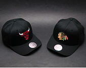 Kšiltovka Mitchell & Ness Team Logo Chicago Blackhawks Black 110 Snapback