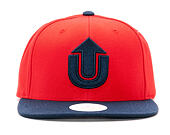 Kšiltovka UPFRONT Logo FV Red/Navy Snapback