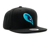 Kšiltovka Mitchell & Ness Elements Charlotte Hornets Black Snapback