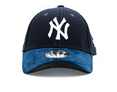 Kšiltovka New Era Team Melton Suede New York Yankees Navy 39THIRTY Stretchfit