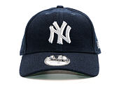 Kšiltovka New Era Wool Felt Logo New York Yankees Navy 9FORTY Strapback