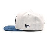 Kšiltovka New Era Heather Suede Snap New York Yankees Heather Grey/Navy 9FIFTY Snapback