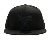 Kšiltovka New Era Black On Black Chicago Bulls Black 9FIFTY Snapback