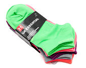 Dámské Ponožky Under Armour Women Solid 6 pack No Show Multicolor