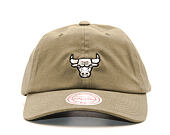 Kšiltovka Mitchell & Ness Morbido Slouch Chicago Bulls Khaki Strapback