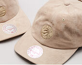 Kšiltovka Mitchell & Ness Micro Suede Slouch Toronto Raptors Tan Strapback