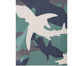 Oboustranná péřová zimní bunda Sprayground Shark Mouth Reversible Camo