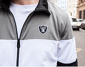Bunda New Era Border Edge Track Jacket Oakland Raiders Black/Grey/White