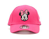 Dětská Kšiltovka New Era Hero Essential Minnie Mouse 9FORTY Toddler Pink Strapback