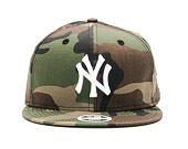 Dámská Kšiltovka New Era League Essential New York Yankees 9FIFTY Woodland Camo Snapback