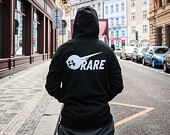 Mikina S Kapucí Pink Dolphin Rare Air Zip Up Black