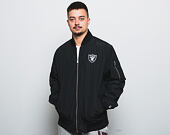 Bunda New Era Concrete Bomber Oakland Raiders Black